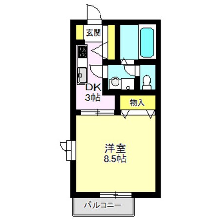 パストラーレ下豊岡の物件間取画像